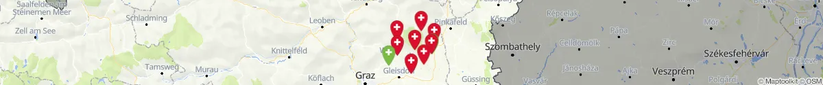 Map view for Pharmacies emergency services nearby Pöllauberg (Hartberg-Fürstenfeld, Steiermark)